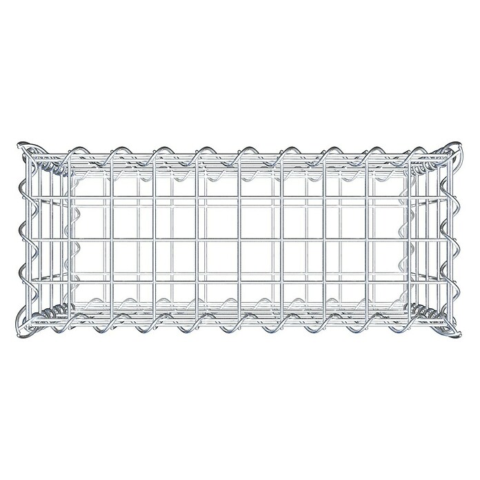 Gabiona Gabione (50 x 20 x 40 cm, Metall, Maschenbreite: 50 mm, Maschenhöhe: 100 mm) | BAUHAUS