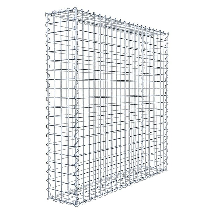 Gabiona Gabione (100 x 20 x 100 cm, Metall, Maschenbreite: 50 mm, Maschenhöhe: 50 mm) | BAUHAUS