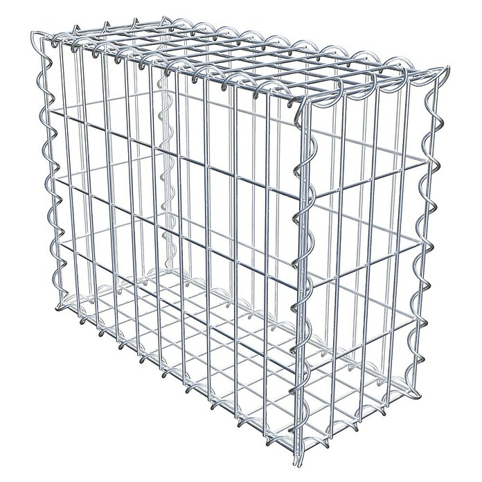 Gabiona Gabione (50 x 20 x 40 cm, Metall, Maschenbreite: 50 mm, Maschenhöhe: 100 mm) | BAUHAUS