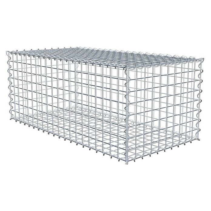 Gabiona Gabione (100 x 50 x 40 cm, Metall, Maschenbreite: 50 mm, Maschenhöhe: 50 mm) | BAUHAUS