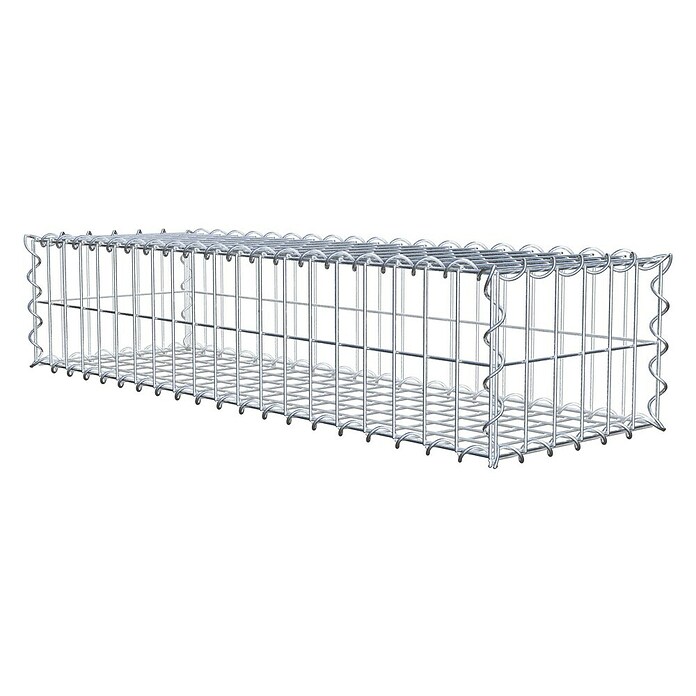 Gabiona Gabione (100 x 30 x 20 cm, Metall, Maschenbreite: 50 mm, Maschenhöhe: 100 mm) | BAUHAUS