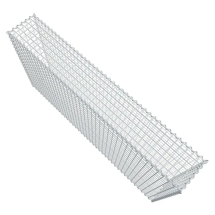 Gabiona Gabione - 200 x 30 x 100 cm, Metall, Maschenbreite: 50 mm, Maschenhöhe: 50 mm - Ein länglicher Gabionenkorb aus Drahtgeflecht für den Garten- und Landschaftsbau, ideal zur Befüllung mit Steinen und zur Gestaltung von Außenbereichen.