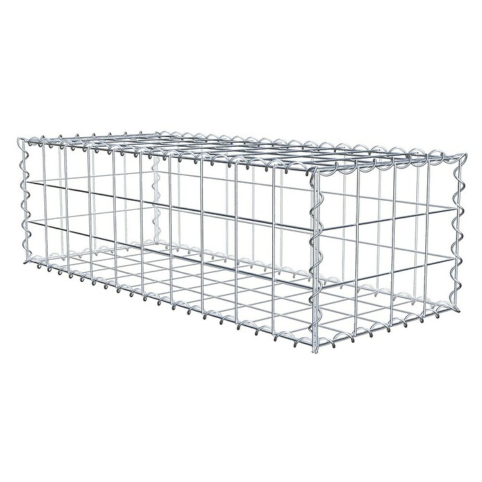 Gabiona Gabione (100 x 40 x 30 cm, Metall, Maschenbreite: 100 mm, Maschenhöhe: 100 mm) | BAUHAUS