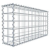 Gabiona Gabione (100 x 20 x 50 cm, Metall, Maschenbreite: 100 mm, Maschenhöhe: 100 mm) | BAUHAUS