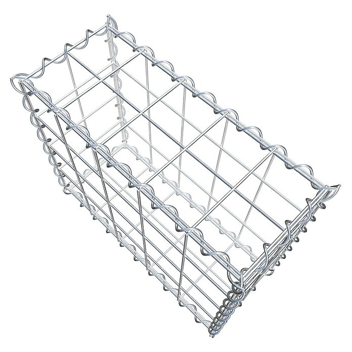 Gabiona Gabione (50 x 20 x 40 cm, Metall, Maschenbreite: 100 mm, Maschenhöhe: 100 mm) | BAUHAUS