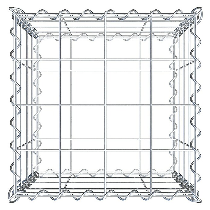 Gabiona Gabione (40 x 40 x 40 cm, Metall, Maschenbreite: 100 mm, Maschenhöhe: 100 mm) | BAUHAUS