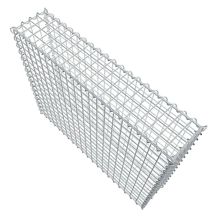 Gabiona Gabione - 100 x 20 x 80 cm, Metall, Maschenbreite: 50 mm, Maschenhöhe: 50 mm - Gitterbox aus Metalldraht. Ideal für Gestaltung im Garten- und Landschaftsbau, Steinkorb oder Gabione.