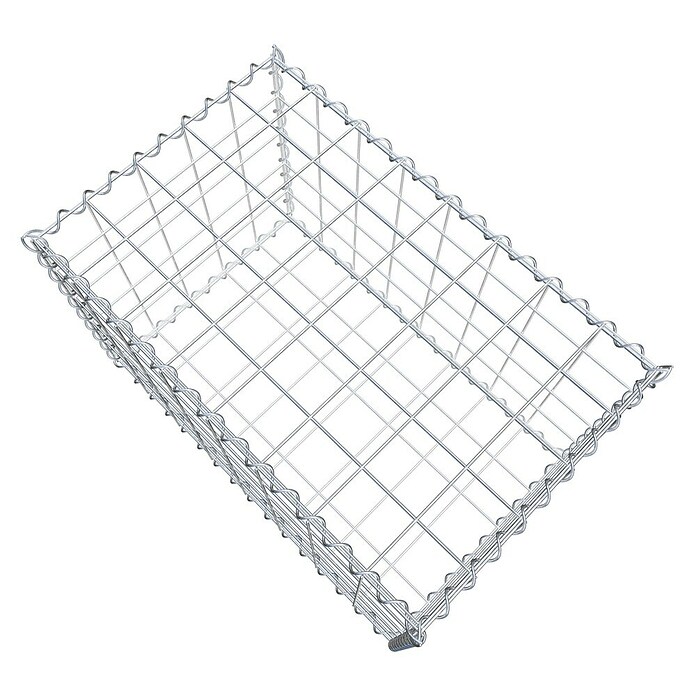 Gabiona Gabione (80 x 50 x 50 cm, Metall, Maschenbreite: 100 mm, Maschenhöhe: 100 mm) | BAUHAUS