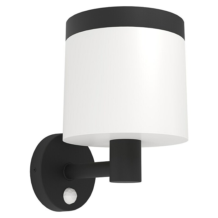 Eglo Aplique solar LED para exterior Pantete (8 W, Plástico, Blanco cálido, Negro) | BAUHAUS