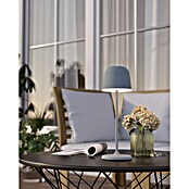 Eglo Lámpara de sobremesa a batería Mannera (L x An x Al: 11 x 11 x 34 cm, Gris, Blanco cálido, 2,2 W, IP54) | BAUHAUS