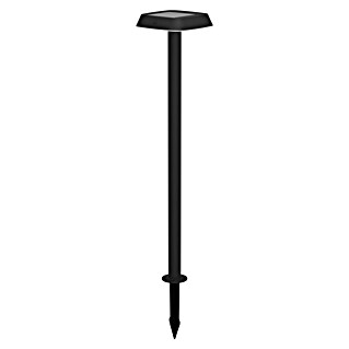 Eglo Estaca solar Dreoli (L x An x Al: 17,5 x 17,5 x 103,5 cm, Negro, IP44, 1.030 lm)