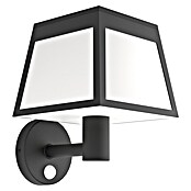 Eglo Aplique solar LED para exterior Altilia (8 W, Plástico, Blanco cálido, Negro) | BAUHAUS