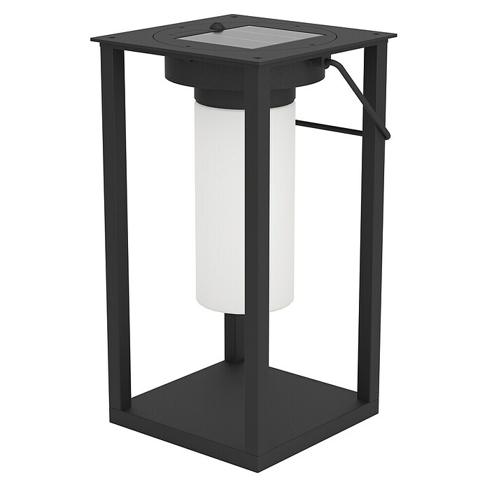 Eglo Lámpara de sobremesa solar Usigni (2,5 W, L x An x Al: 15 x 15 x 28 cm, Negro, IP44) | BAUHAUS