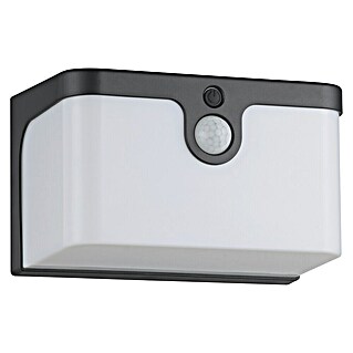 Eglo Aplique solar LED para exterior Croara (8 W, Plástico, Blanco cálido, Negro)