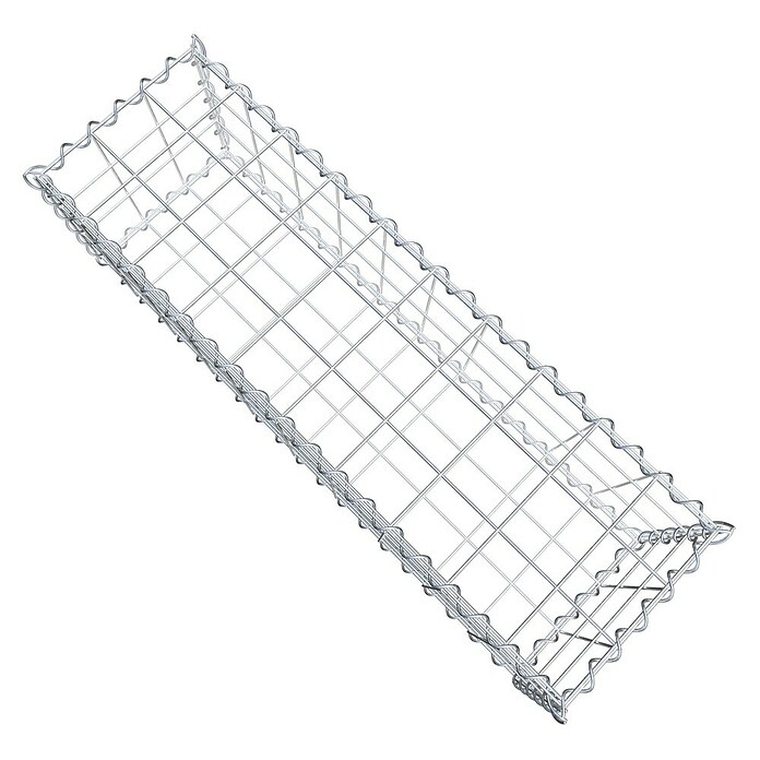 Gabiona Gabione (100 x 30 x 30 cm, Metall, Maschenbreite: 100 mm, Maschenhöhe: 100 mm) | BAUHAUS