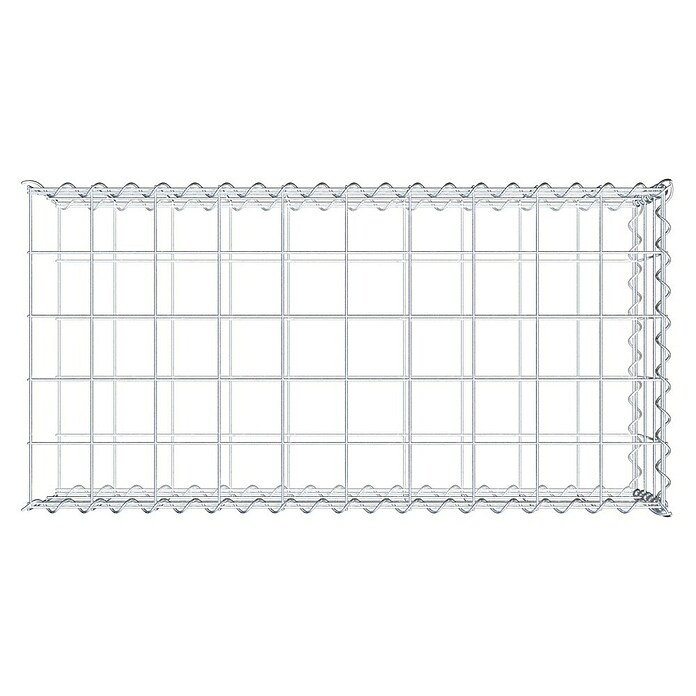 Gabiona Gabione Typ 2 (Zum Anbau in der Länge, 100 x 50 x 30 cm, Stahl, Maschenbreite: 100 mm, Maschenhöhe: 100 mm, Spirale) | BAUHAUS