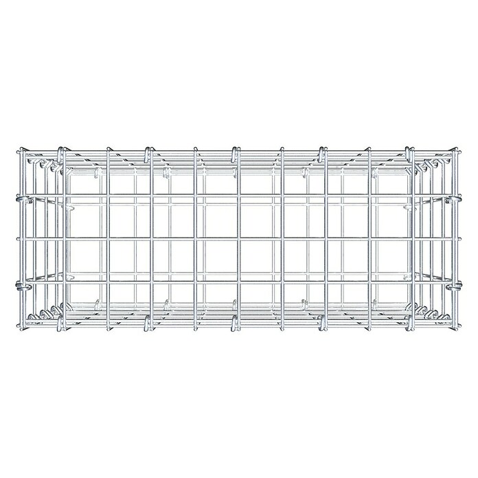 Gabiona Gabione (50 x 20 x 40 cm, Stahl, Maschenbreite: 50 mm, Maschenhöhe: 100 mm, C-Ring) | BAUHAUS