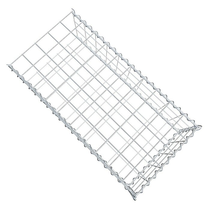 Gabiona Gabione Typ 2 (Zum Anbau in der Länge, 100 x 50 x 30 cm, Stahl, Maschenbreite: 100 mm, Maschenhöhe: 100 mm, Spirale) | BAUHAUS