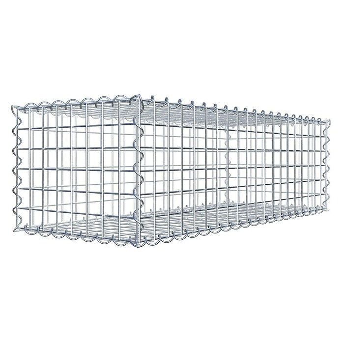 Gabiona Gabione (100 x 40 x 30 cm, Metall, Maschenbreite: 50 mm, Maschenhöhe: 50 mm) | BAUHAUS