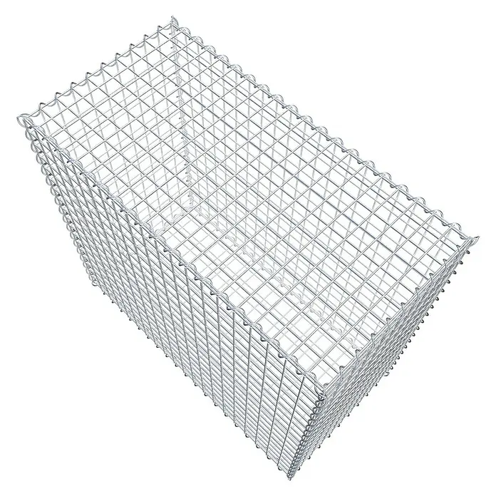 Gabiona Gabione - 100 x 50 x 90 cm, Metall, Maschenbreite: 50 mm, Maschenhöhe: 50 mm - Ein Gabionenkorb aus Drahtgeflecht, ideal für Garten- und Landschaftsbau. Diese Steinkörbe bieten stabilen Halt und vielseitige Gestaltungsmöglichkeiten.