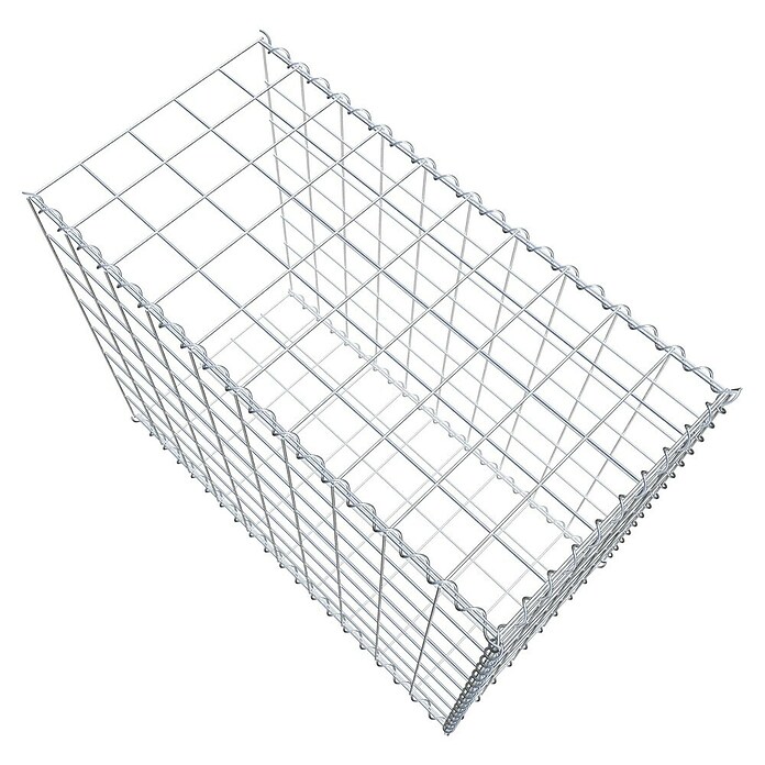 Gabiona Gabione Typ 2 (Zum Anbau in der Länge, 100 x 50 x 80 cm, Stahl, Maschenbreite: 100 mm, Maschenhöhe: 100 mm, Spirale) | BAUHAUS