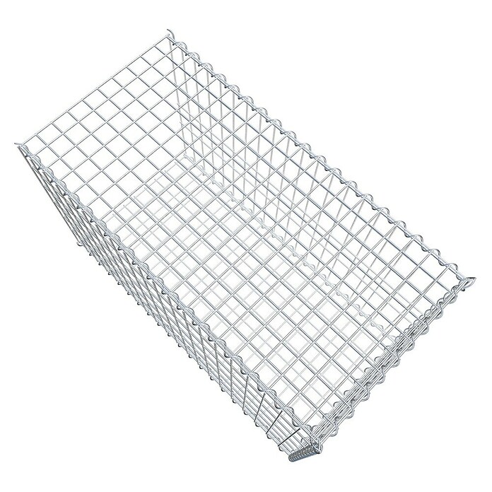 Gabiona Gabione Typ 2 (Zum Anbau in der Länge, 100 x 50 x 60 cm, Stahl, Maschenbreite: 50 mm, Maschenhöhe: 100 mm, Spirale) | BAUHAUS