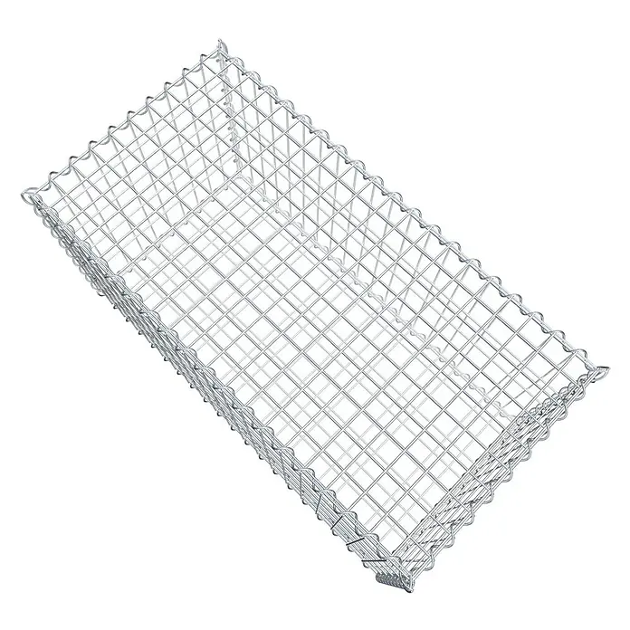 Gabiona Gabione - 100 x 50 x 50 cm, Metall, Maschenbreite: 50 mm, Maschenhöhe: 100 mm - Ein rechteckiger Gabionenkorb aus Drahtgeflecht, der für den Einsatz im Garten- und Landschaftsbau konzipiert ist. Er bietet Stabilität und Flexibilität.