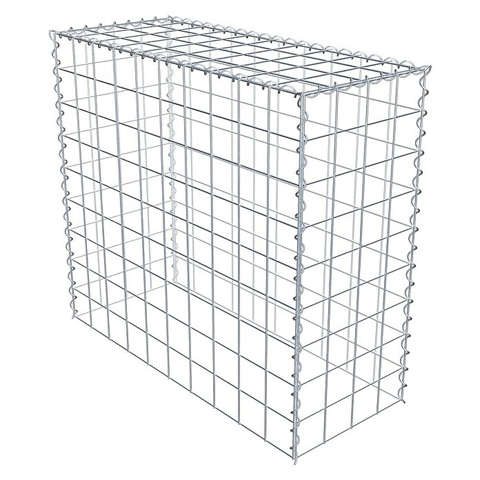 Gabiona Gabione Typ 3 (Zum Anbau in der Höhe, 100 x 40 x 90 cm, Stahl, Maschenbreite: 100 mm, Maschenhöhe: 100 mm, Spirale) | BAUHAUS