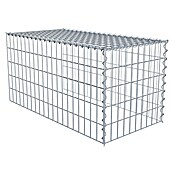 Gabiona Gabione Typ 4 (Zum Anbau in Länge & Höhe, 100 x 50 x 50 cm, Stahl, Maschenbreite: 50 mm, Maschenhöhe: 100 mm, Spirale) | BAUHAUS