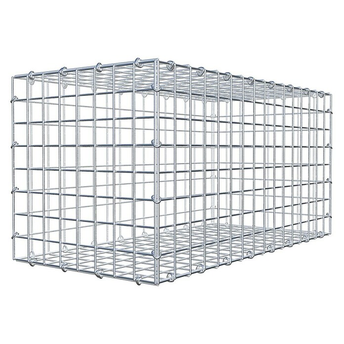 Gabiona Gabione (80 x 40 x 40 cm, Stahl, Maschenbreite: 50 mm, Maschenhöhe: 50 mm) | BAUHAUS