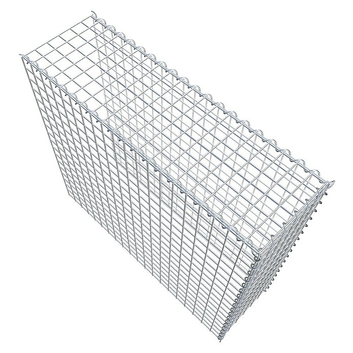 Gabiona Gabione Typ 4 (Zum Anbau in Länge & Höhe, 100 x 30 x 90 cm, Stahl, Maschenbreite: 50 mm, Maschenhöhe: 50 mm, Spirale) | BAUHAUS