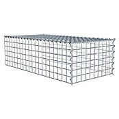 Gabiona Gabione Typ 4 (Zum Anbau in Länge & Höhe, 100 x 50 x 30 cm, Stahl, Maschenbreite: 50 mm, Maschenhöhe: 50 mm, Spirale) | BAUHAUS
