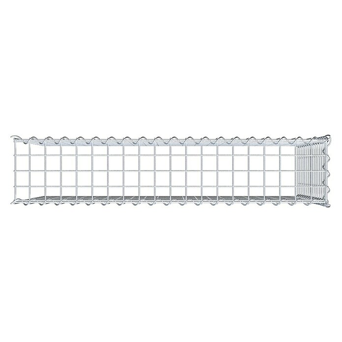 Gabiona Gabione Typ 4 (Zum Anbau in Länge & Höhe, 100 x 20 x 70 cm, Stahl, Maschenbreite: 50 mm, Maschenhöhe: 50 mm, Spirale) | BAUHAUS