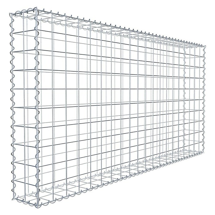 Gabiona Gabione (200 x 20 x 100 cm, Metall, Maschenbreite: 100 mm, Maschenhöhe: 100 mm) | BAUHAUS