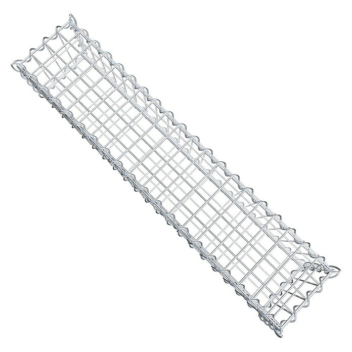 Gabiona Gabione (100 x 20 x 20 cm, Metall, Maschenbreite: 50 mm, Maschenhöhe: 100 mm) | BAUHAUS