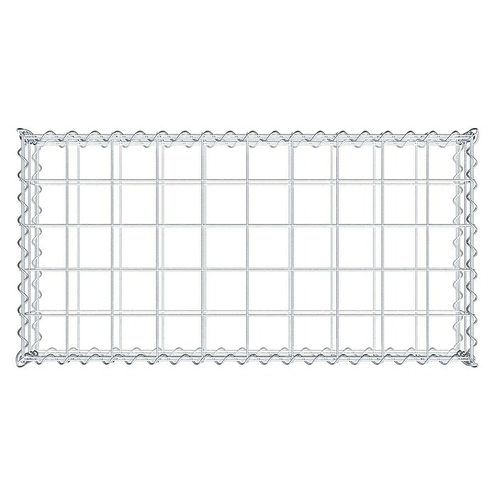 Gabiona Gabione (100 x 50 x 20 cm, Metall, Maschenbreite: 100 mm, Maschenhöhe: 100 mm) | BAUHAUS