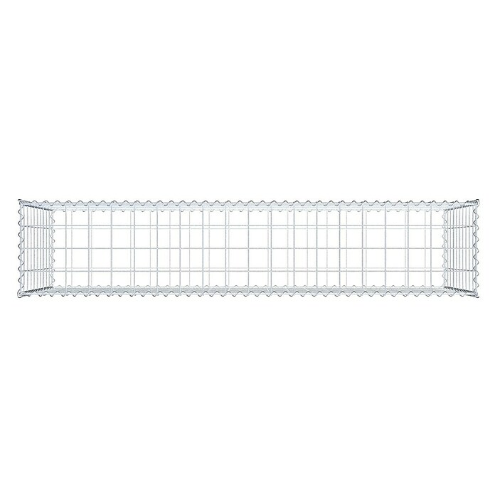 Gabiona Gabione (200 x 40 x 100 cm, Metall, Maschenbreite: 100 mm, Maschenhöhe: 100 mm) | BAUHAUS
