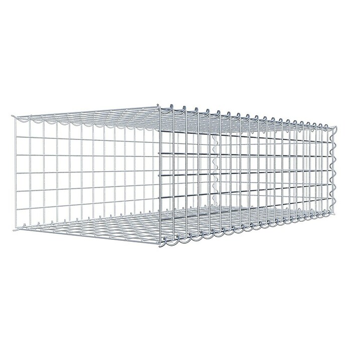 Gabiona Gabione Typ 2 (Zum Anbau in der Länge, 100 x 50 x 30 cm, Stahl, Maschenbreite: 50 mm, Maschenhöhe: 50 mm, Spirale) | BAUHAUS