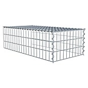 Gabiona Gabione Typ 4 (Zum Anbau in Länge & Höhe, 100 x 50 x 30 cm, Stahl, Maschenbreite: 50 mm, Maschenhöhe: 100 mm, Spirale) | BAUHAUS