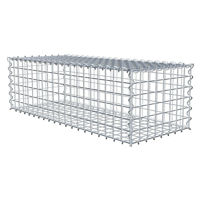 Gabiona Gabione (100 x 40 x 30 cm, Metall, Maschenbreite: 50 mm, Maschenhöhe: 50 mm) | BAUHAUS