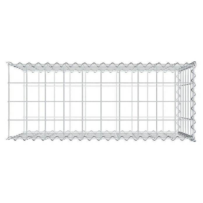 Gabiona Gabione Typ 2 (Zum Anbau in der Länge, 100 x 40 x 60 cm, Stahl, Maschenbreite: 100 mm, Maschenhöhe: 100 mm, Spirale) | BAUHAUS