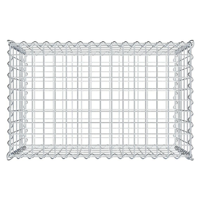 Gabiona Gabione (80 x 50 x 50 cm, Metall, Maschenbreite: 50 mm, Maschenhöhe: 100 mm) | BAUHAUS