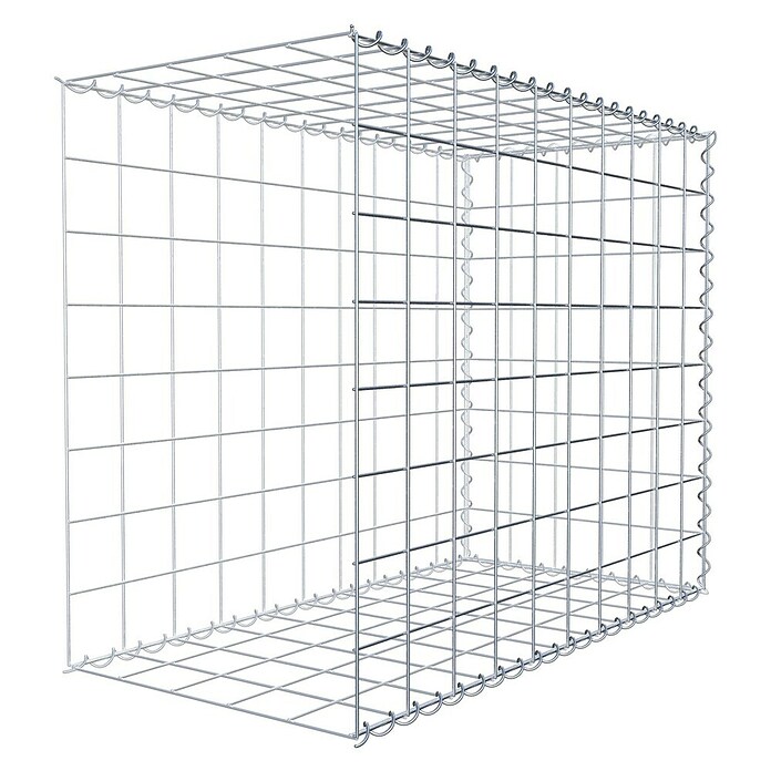 Gabiona Gabione Typ 2 (Zum Anbau in der Länge, 100 x 50 x 80 cm, Stahl, Maschenbreite: 100 mm, Maschenhöhe: 100 mm, Spirale) | BAUHAUS