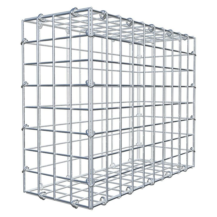 Gabiona Gabione (50 x 20 x 40 cm, Stahl, Maschenbreite: 50 mm, Maschenhöhe: 50 mm, C-Ring) | BAUHAUS