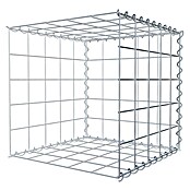 Gabiona Gabione Typ 2 (Zum Anbau in der Länge, 50 x 50 x 50 cm, Stahl, Maschenbreite: 100 mm, Maschenhöhe: 100 mm, Spirale) | BAUHAUS