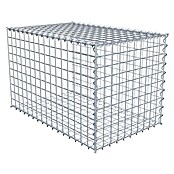 Gabiona Gabione Typ 2 (Zum Anbau in der Länge, 80 x 50 x 50 cm, Stahl, Maschenbreite: 50 mm, Maschenhöhe: 50 mm, Spirale) | BAUHAUS