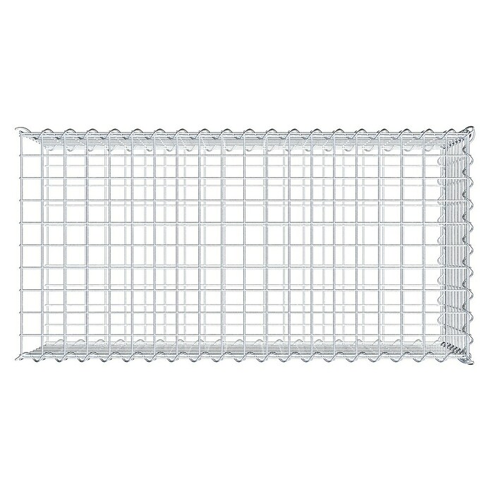 Gabiona Gabione Typ 2 (Zum Anbau in der Länge, 100 x 50 x 40 cm, Stahl, Maschenbreite: 50 mm, Maschenhöhe: 50 mm, Spirale) | BAUHAUS