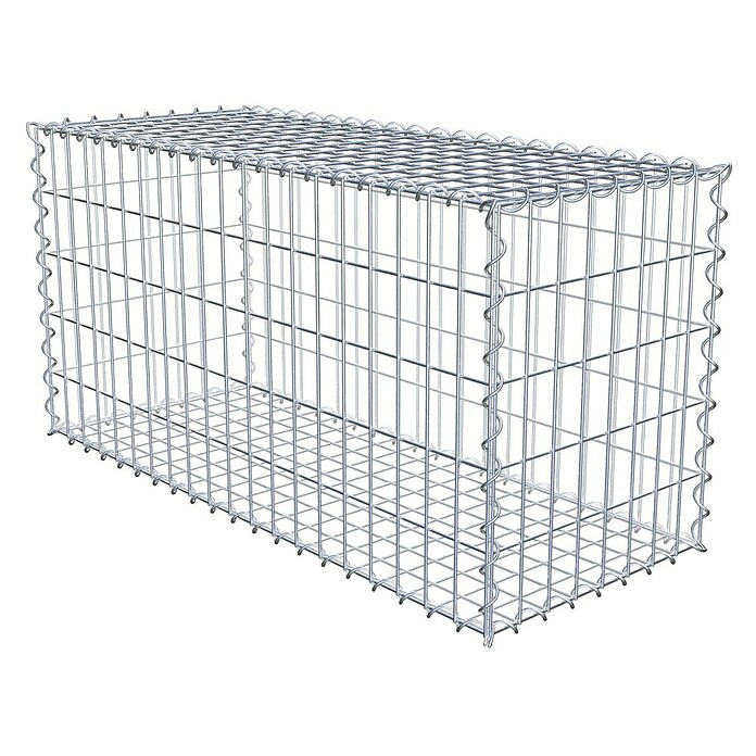 Gabiona Gabione (100 x 40 x 50 cm, Metall, Maschenbreite: 50 mm, Maschenhöhe: 100 mm) | BAUHAUS