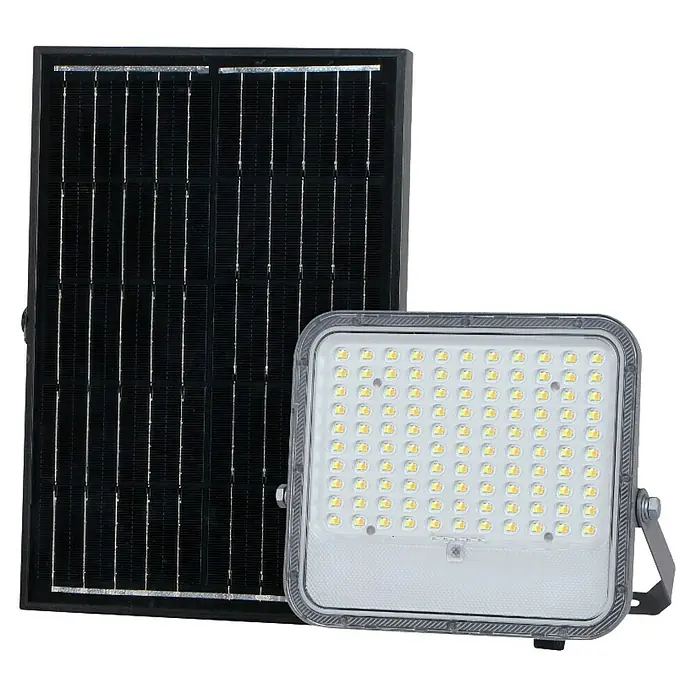 Tween Light Proyector LED solar Amida - 20 W, 3.000 K - 6.000 K, 1.800 lm, 4,53 x 21,62 x 21 cm, IP65 - Reflector LED de energía solar, solución de iluminación exterior ecológica y energéticamente eficiente.