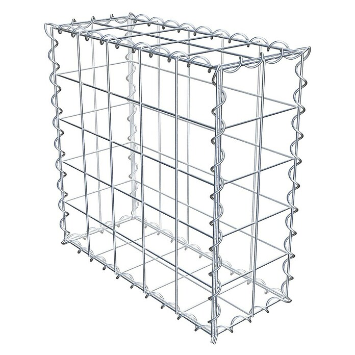 Gabiona Gabione (50 x 20 x 50 cm, Metall, Maschenbreite: 100 mm, Maschenhöhe: 100 mm) | BAUHAUS